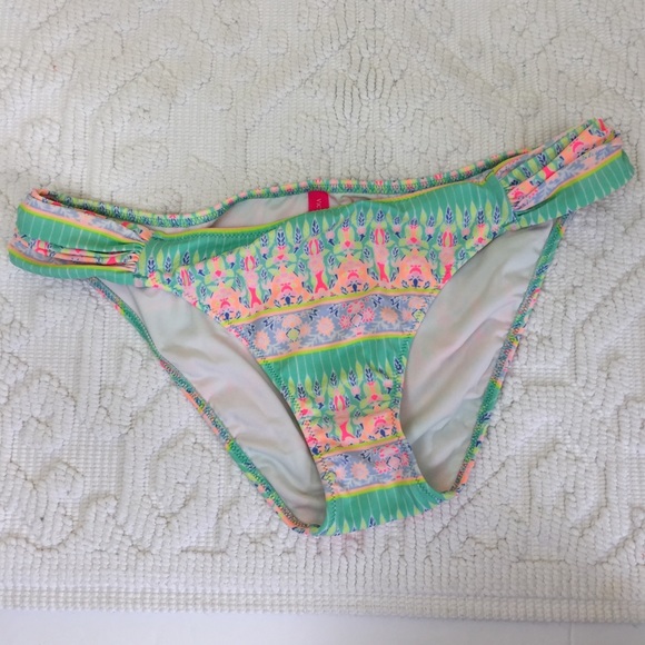 Victoria's Secret Other - 4/$25 VS Colorful Boho Swim Suit Bottoms Sz. L